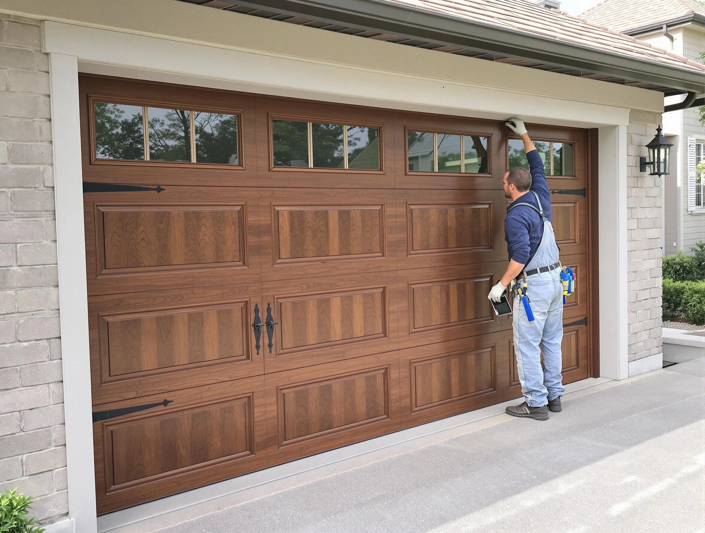 Custom garage door showcase by Mableton Garage Door Repair in Mableton