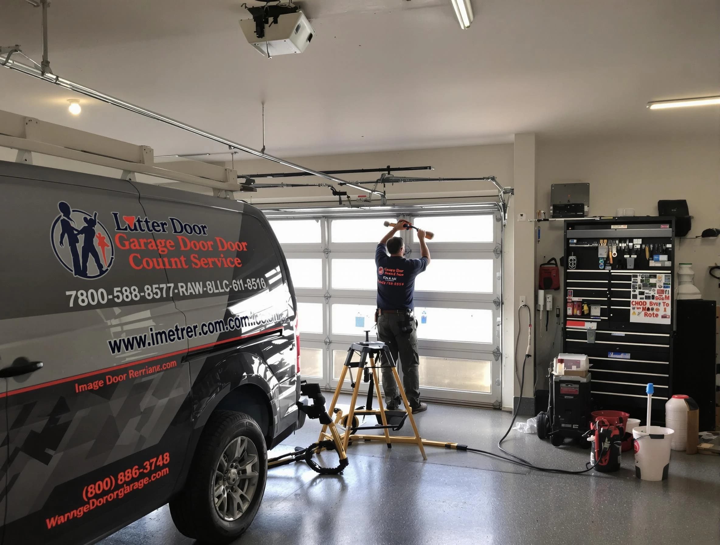 Mableton Garage Door Repair rapid response team performing same-day repair in Mableton