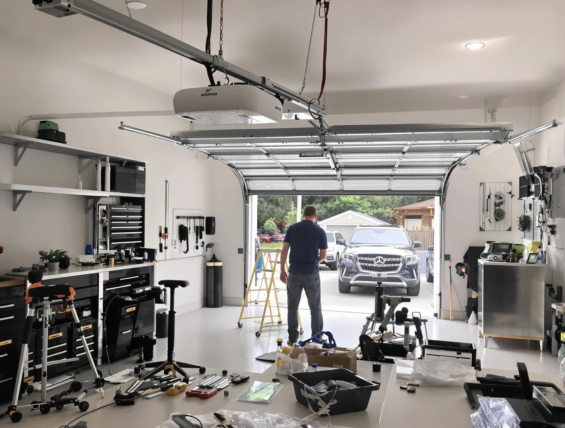 Garage door opener installation by Mableton Garage Door Repair in Mableton