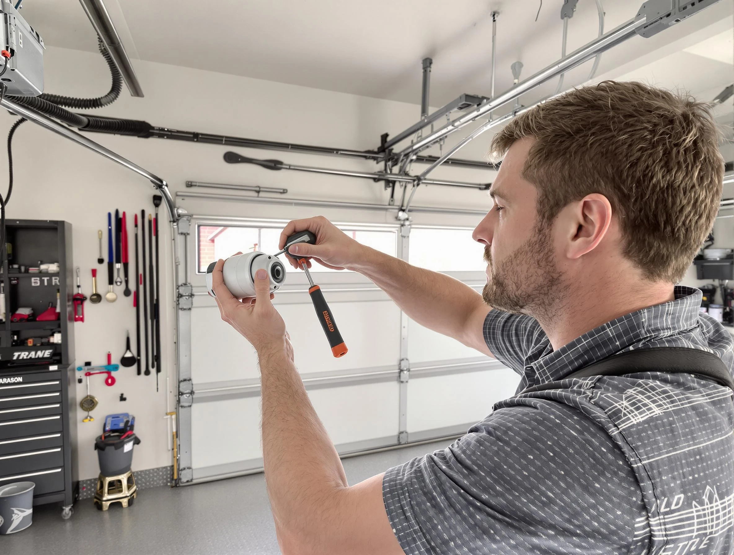 Garage door opener repair service by Mableton Garage Door Repair in Mableton