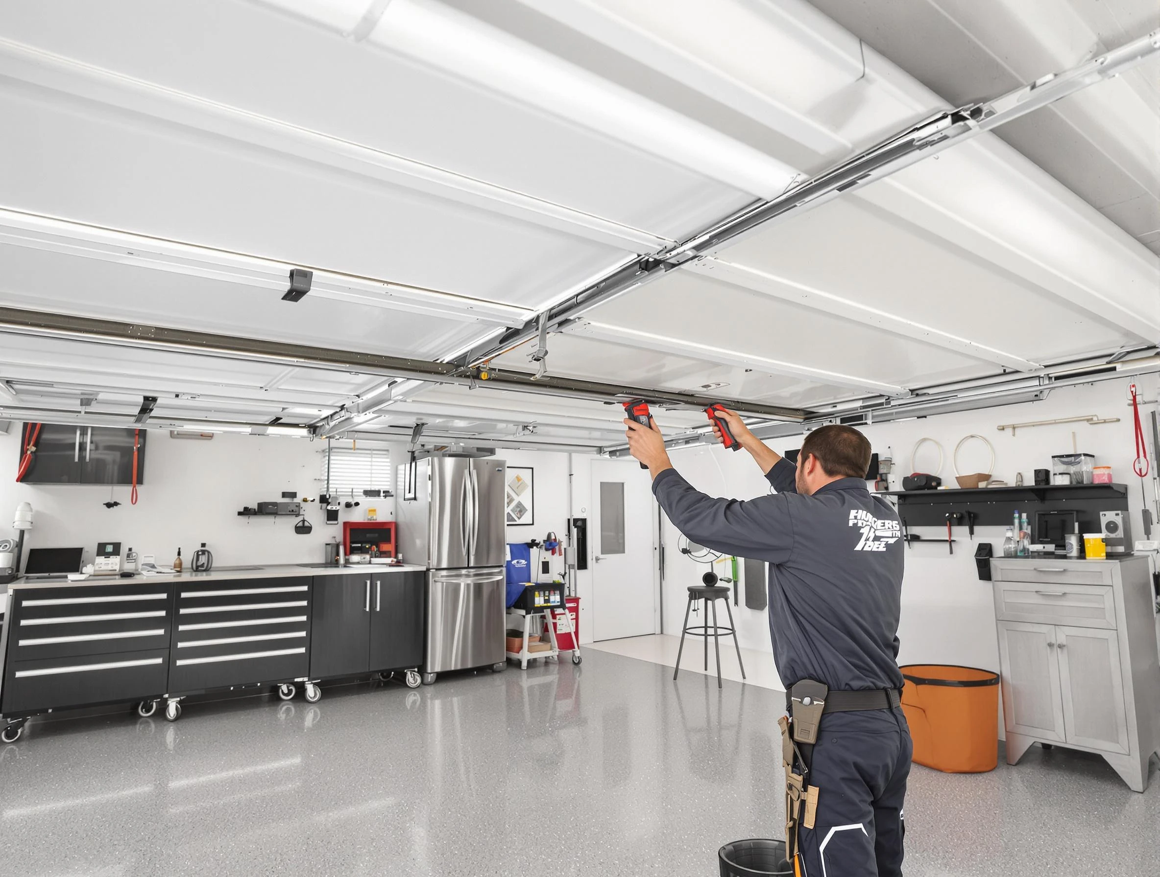 Overhead garage door repair service by Mableton Garage Door Repair in Mableton